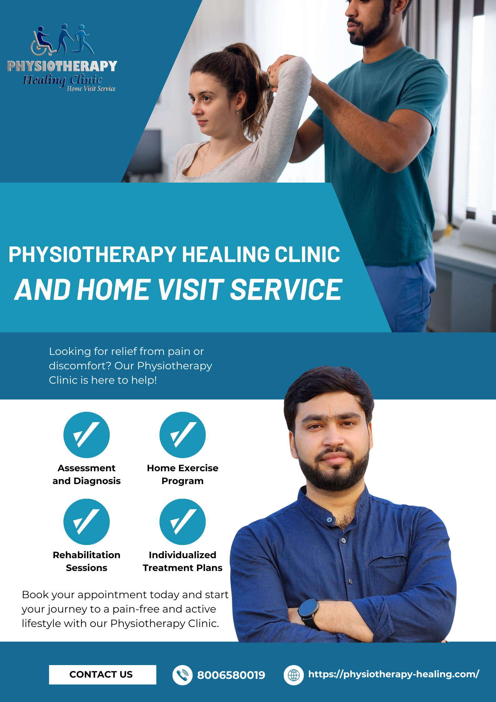 🌿 Physiotherapy Healing Clinic & Home Visit Service 🌿