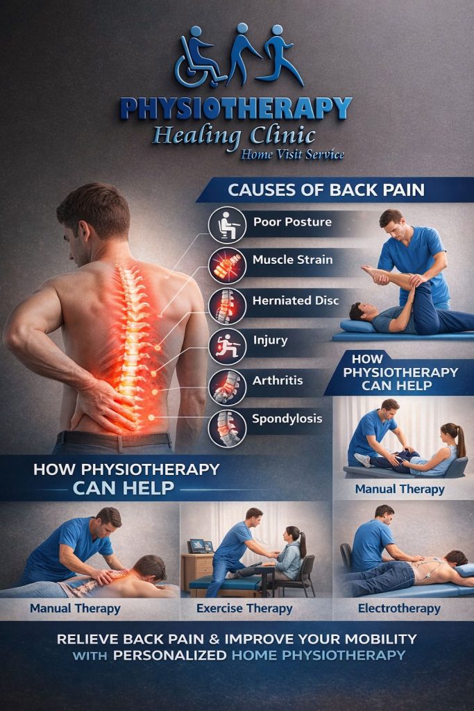 🦴 Suffering From Back Pain? Physiotherapy Can Help!